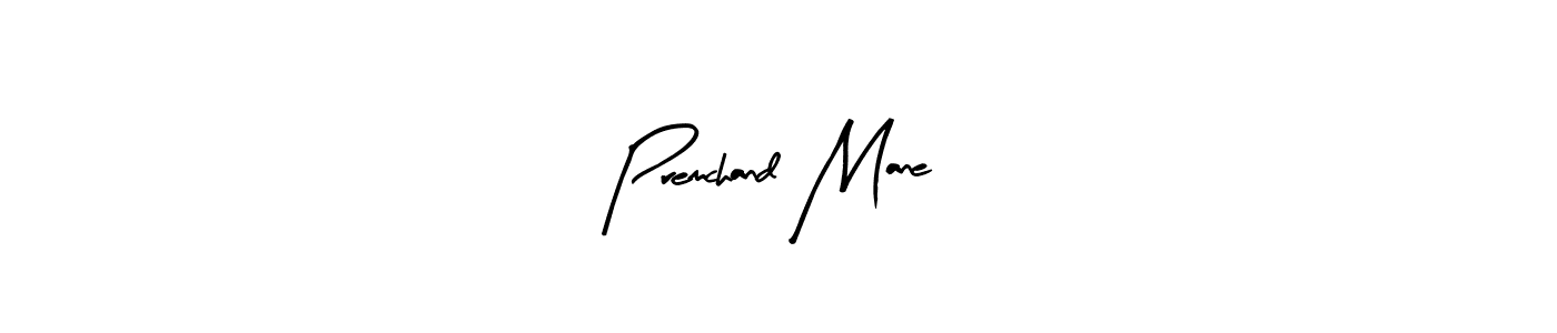 Design your own signature with our free online signature maker. With this signature software, you can create a handwritten (Arty Signature) signature for name Premchand Mane. Premchand Mane signature style 8 images and pictures png